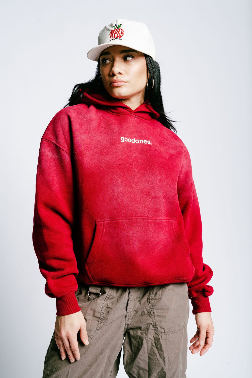 Red Sun Faded Hoodie