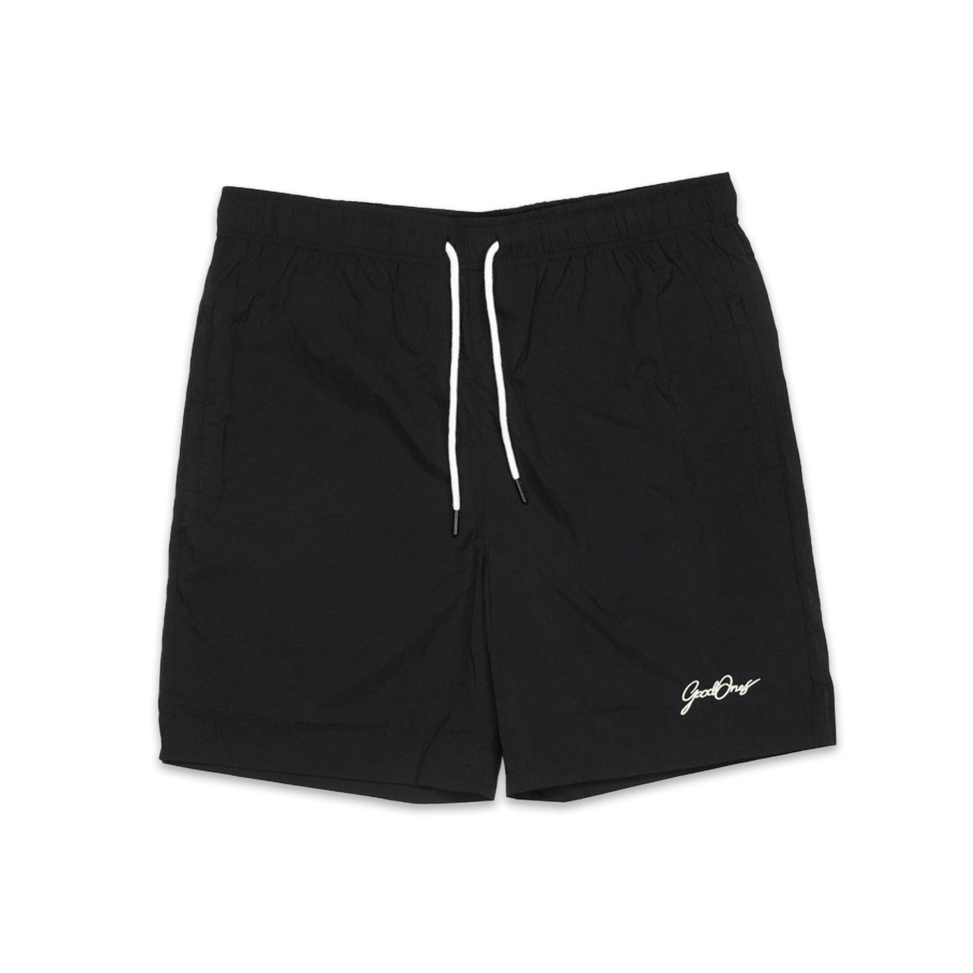 Script Nylon Shorts - Black