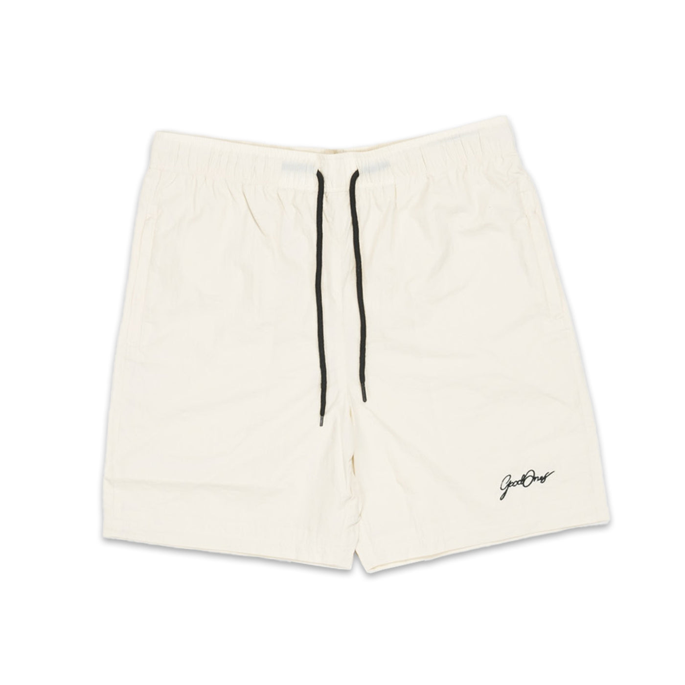 Script Nylon Shorts - Cream