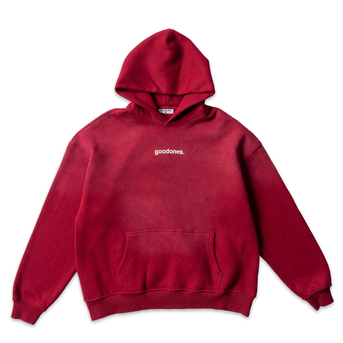Red Sun Faded Hoodie