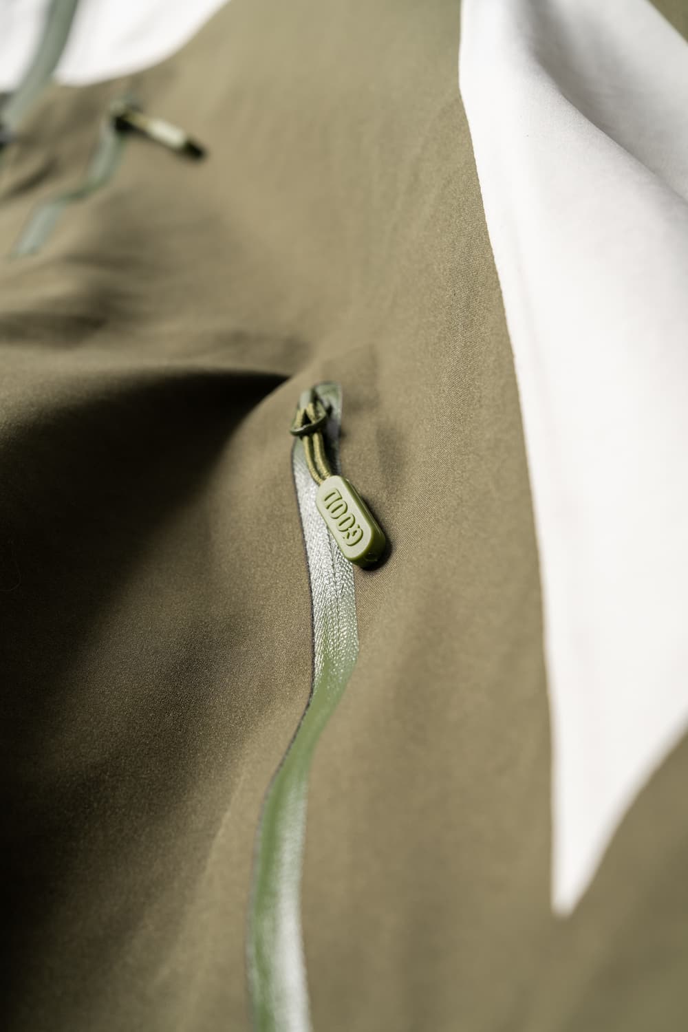 Green & Cream Shell Jacket