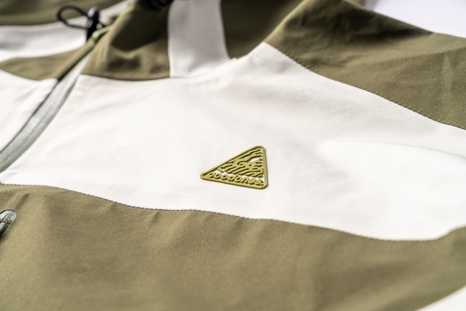 Green & Cream Shell Jacket