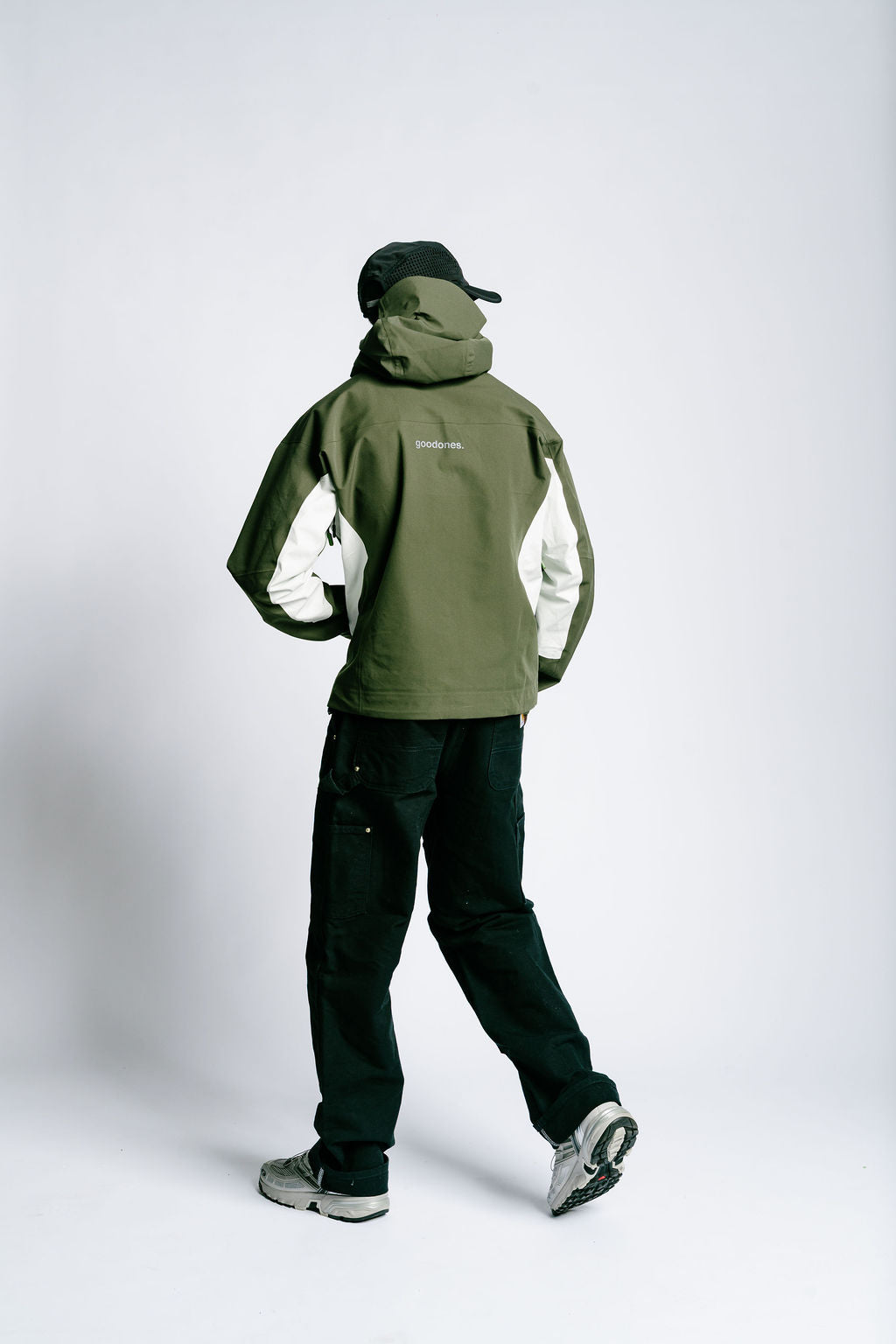 Green & Cream Shell Jacket